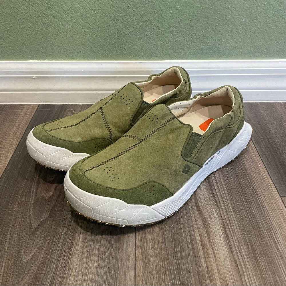 Deckers X Lab X-Scape Coupe Olive Green Slip On Shoes